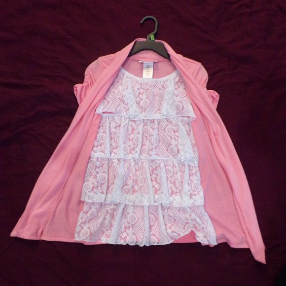 Piper Girl's Cardigan and Blouse w/ Leggings - Picture 4 of 5